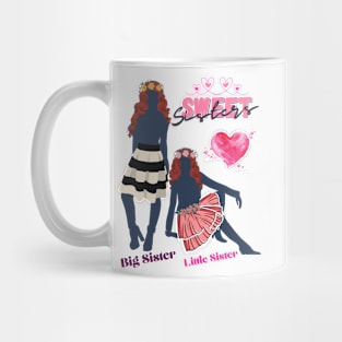 Sweet sisters big sister, little sister, Christmas gifts, Christmas gifts for teen Mug